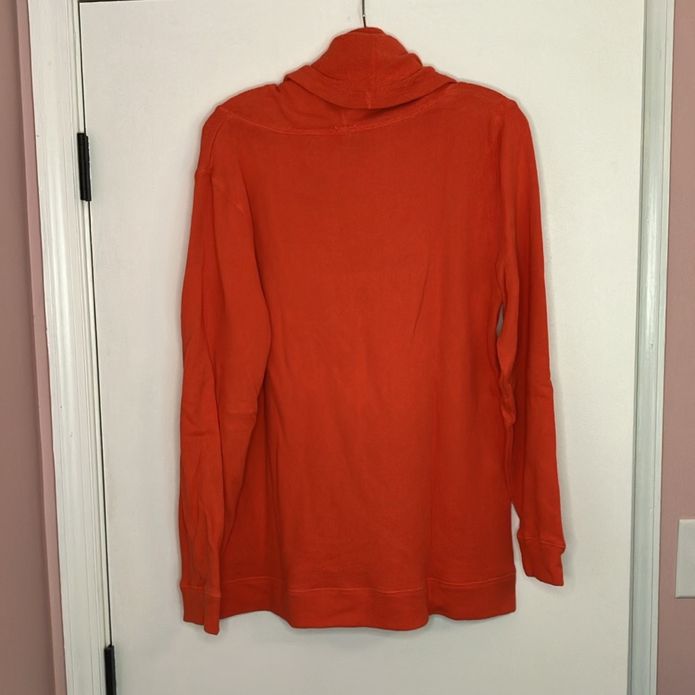 J Crew orange cowl neck top - Picture 5 of 7
